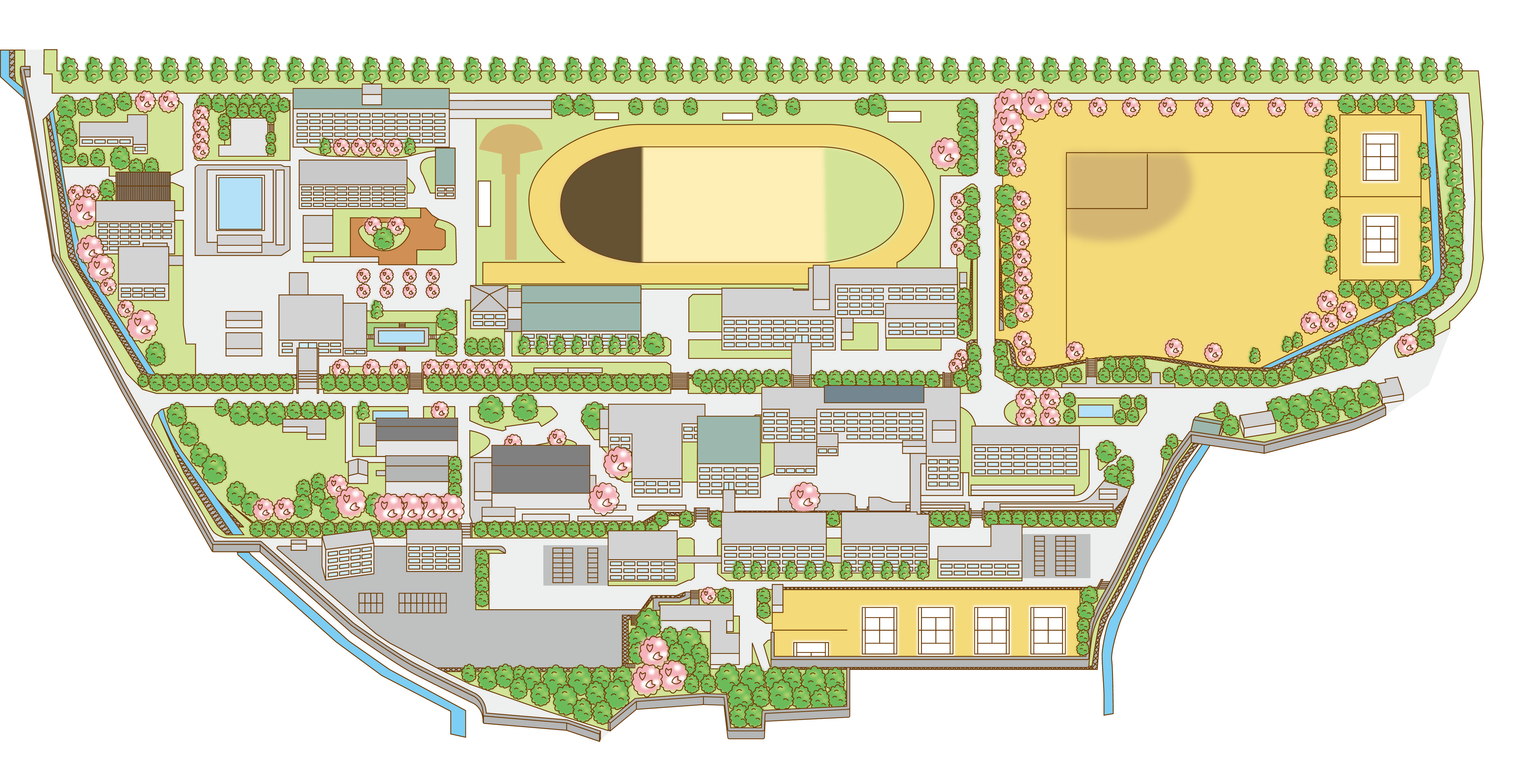 詫間キャンパス地図